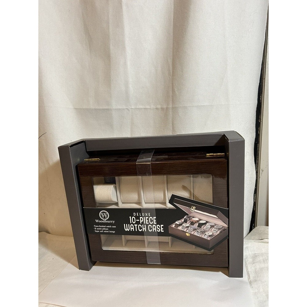 Deluxe 10-Piece Watch Case Woodbury